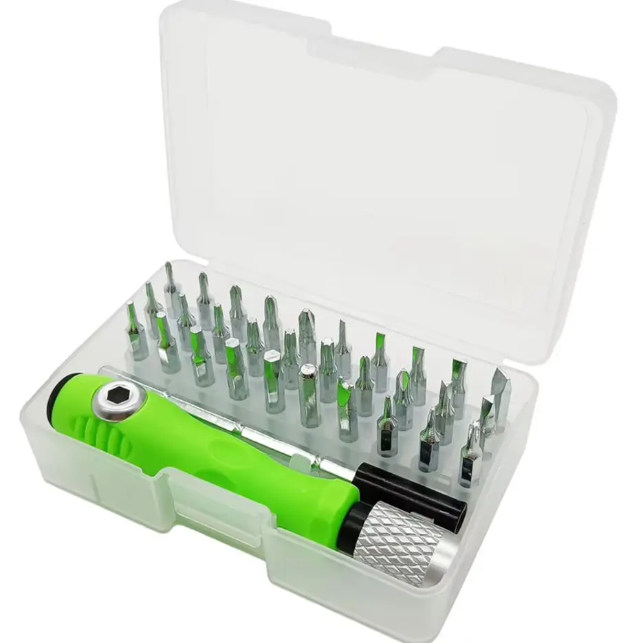 

32 in 1 Precision Screwdriver set Multi-functional screwdriver Home repair mobile phone removal kit 200set/lot