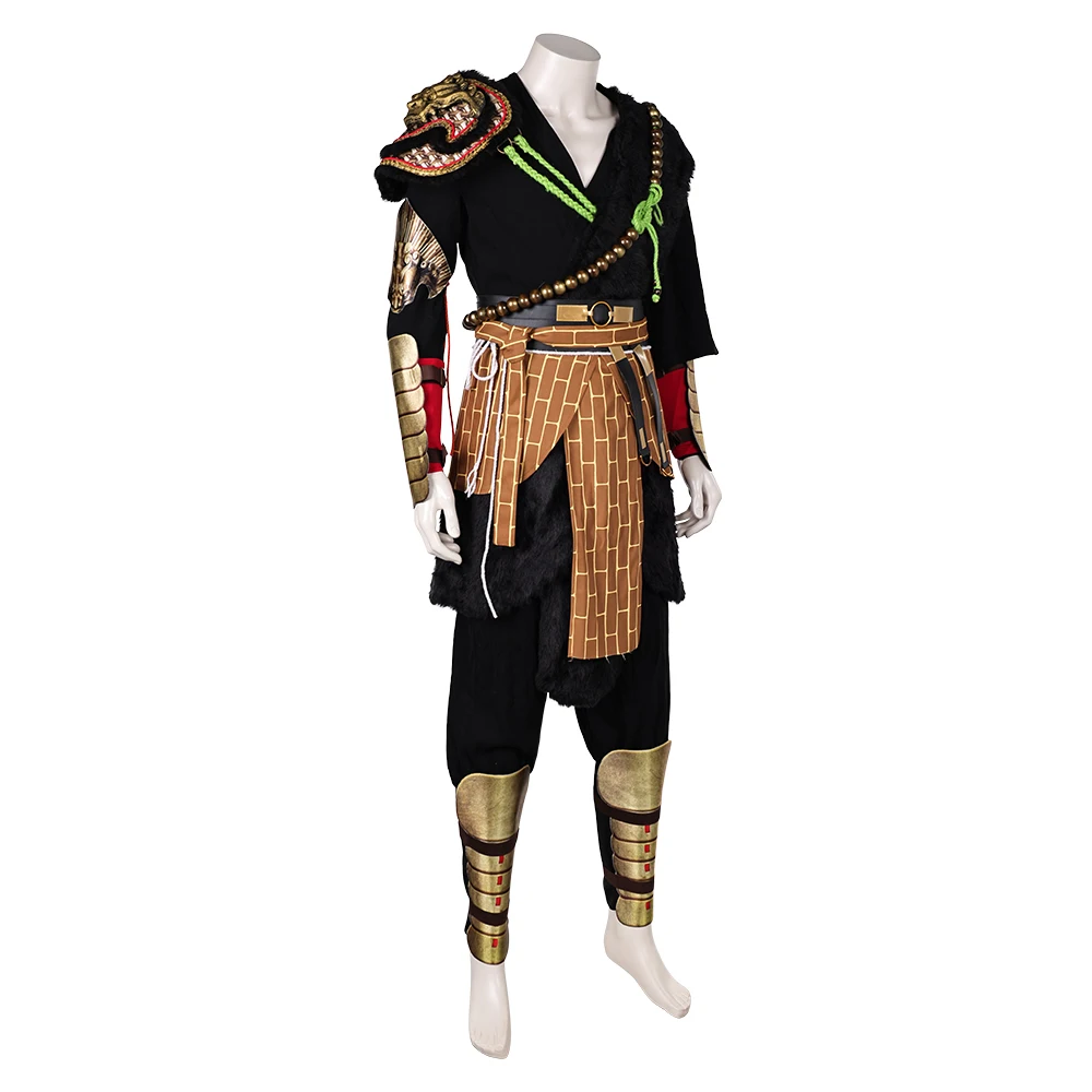 Mito preto wukong cosplay traje disfarce para roupas masculinas fantasia anime jogo trajes roleplay roupas halloween carnaval terno