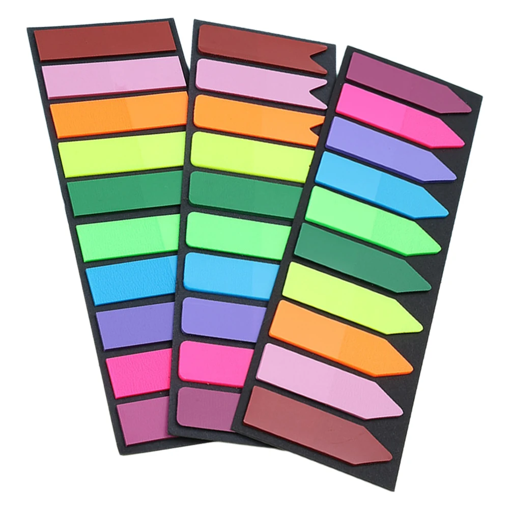

300 Pcs Self Adhesive Book Tabs Colorful Waterproof Markers Study Office Supplies Multi Function Work