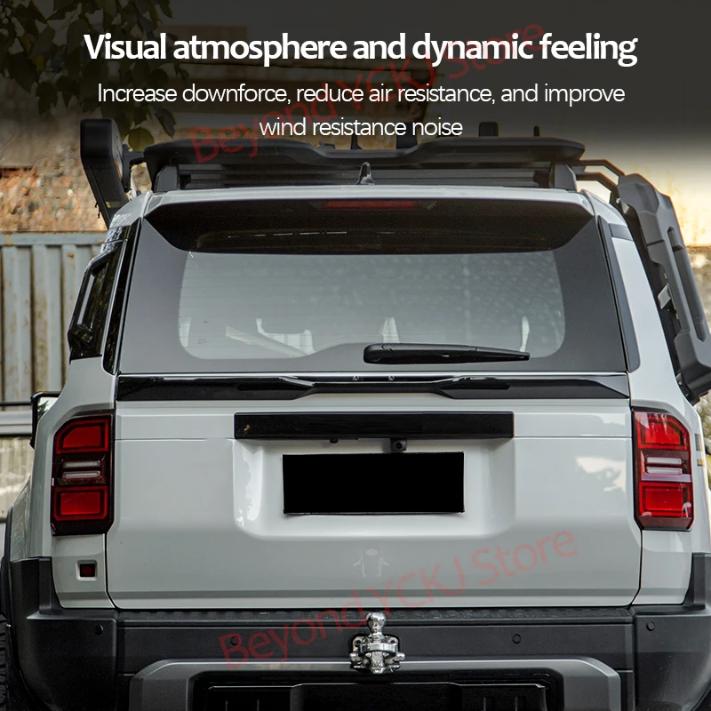 Middle Wing Tail For Toyota Land Cruiser 250 Prado Lc250 2024 2025 Trunk Spoiler Deck Lid Middle Spoiler Styling Rear Tail Wing