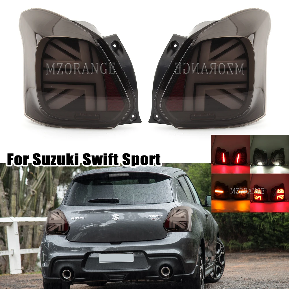 1 paio di fanale posteriore a Led per Suzuki Swift 2018 2019 2020 Stop segnale di svolta del freno accessori per parti di automobili lampada