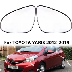 For Toyota YARIS 2012 2013 2014 2015 2016 2017 2018 2019 Car Rearview Mirror Glass Outside Door Side Lens with Heating