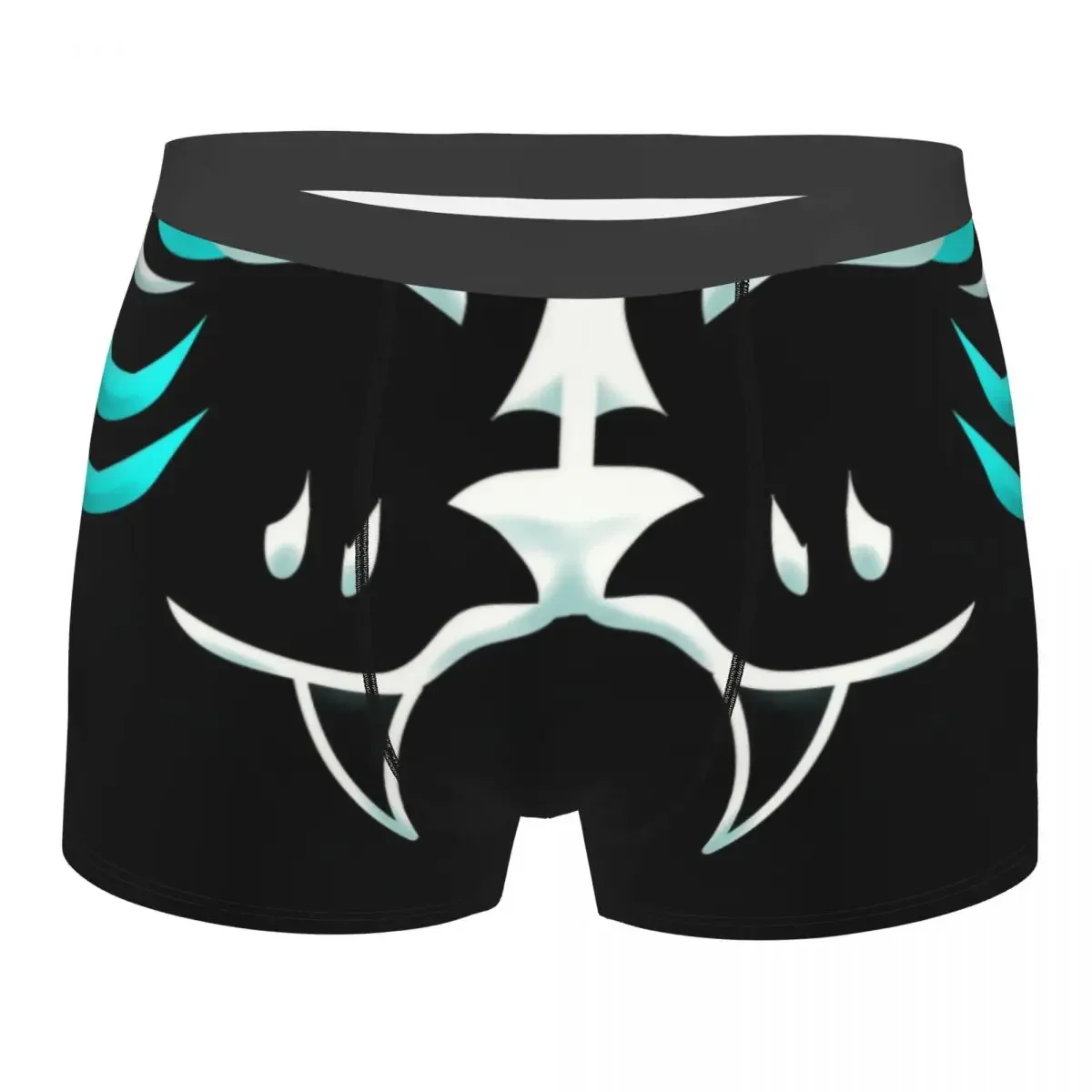 Custom Dark Kitsune Fox Boxers Shorts Mens Animal Pattern 3D Printing Briefs Underwear Cool Underpants