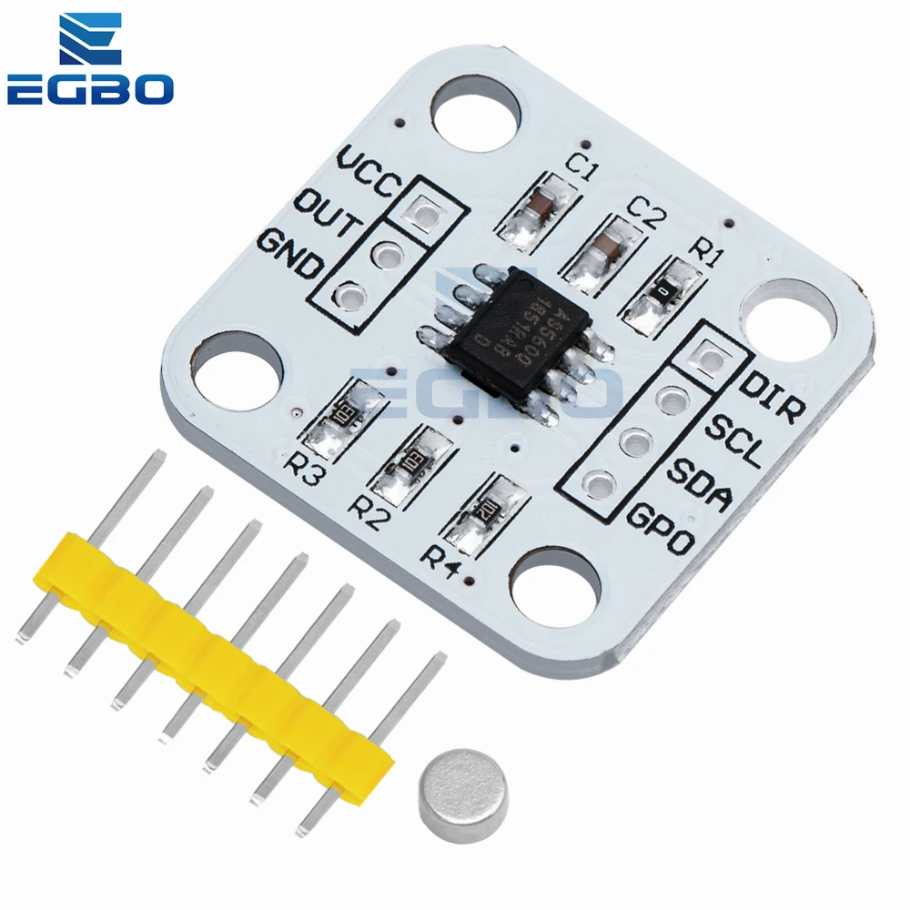 AS5600 magnetic encoder magnetic induction angle measurement sensor module 12bit high precision For aduino