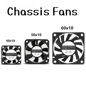 40x40x10mm 50x50x10mm 60x60x10mm 5V 2-Pin Sistem CPU Komputer PC Heatsink Kipas Pendingin Tanpa Sikat Kipas Radiator Sasis Senyap 10 kipas pendingin penjualan terbaik 5v - №