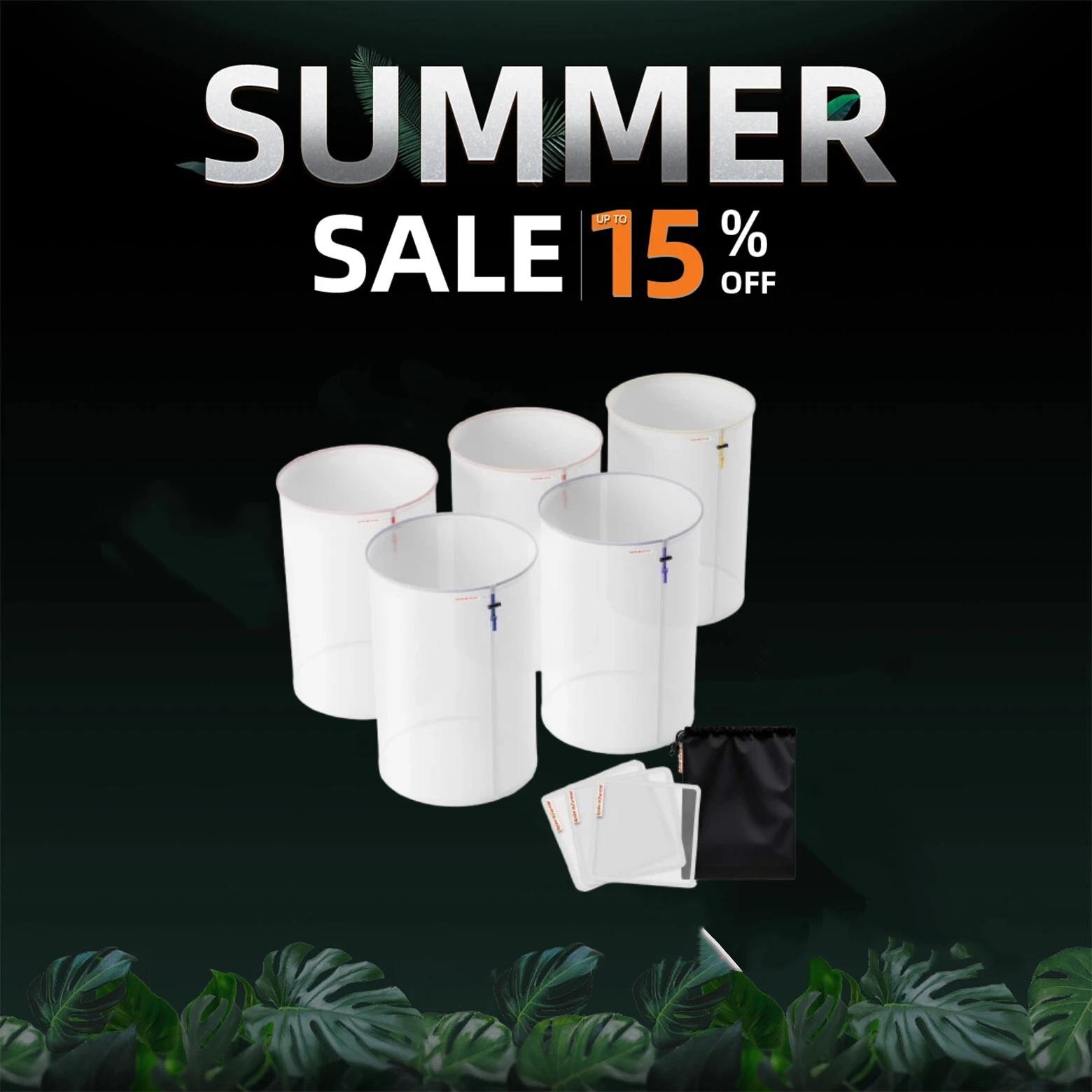 Grow Tent 4X4 - Kantong Filter Jaring Serbaguna Spider Farmer