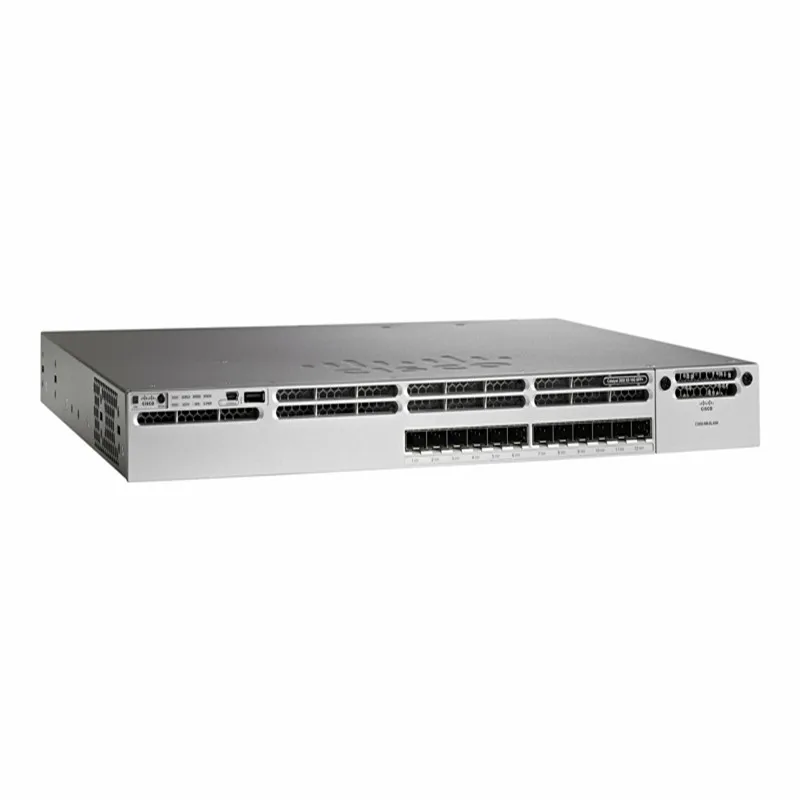 WS-C3850-12XS-E 12 SFP+ w/ 350WAC power supply IP Base Switch WS-C3850-12XS-E