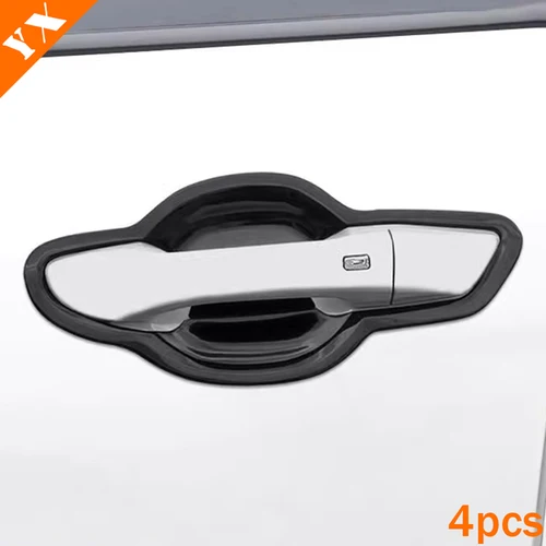 Imagen 2 del producto Para Changan Oshan x7 plus 2024 2025 accesorios de acero inoxidable Protector de perilla de puerta lateral de coche marco de manija de puerta cubierta antiarañazos embellecedora