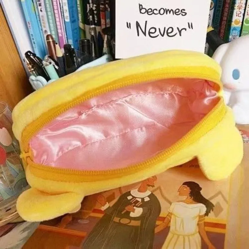 Simple Disney Winnie the Pooh Cute Creative Cartoon Pattern Fashionable Portable Pencil Bag Large Capacity Storage Cosmetic Bag