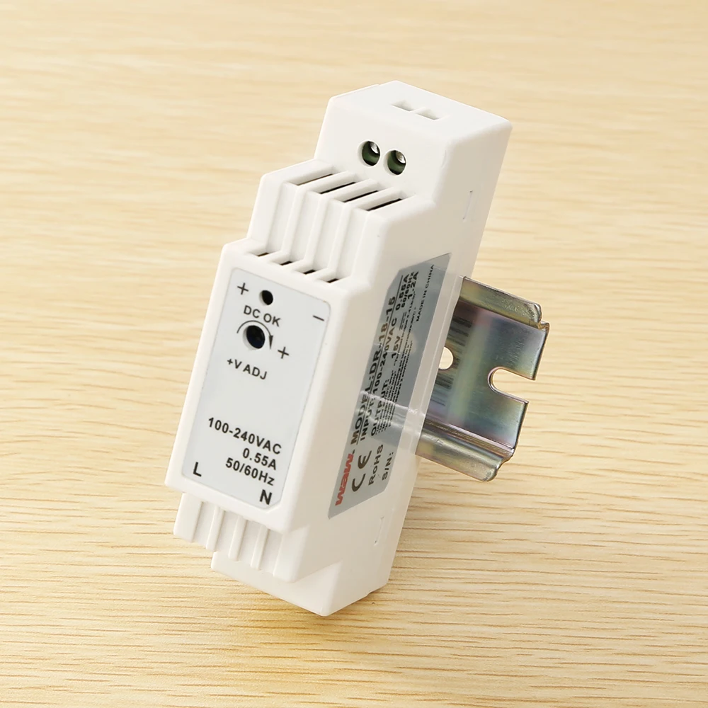 dr-18-15-15v-12a-18w-din-レール電源-ac100-240v-led-インジケータ-cctv-インターホン-ドアベル-セキュリティ-過負荷保護-ce-rohs