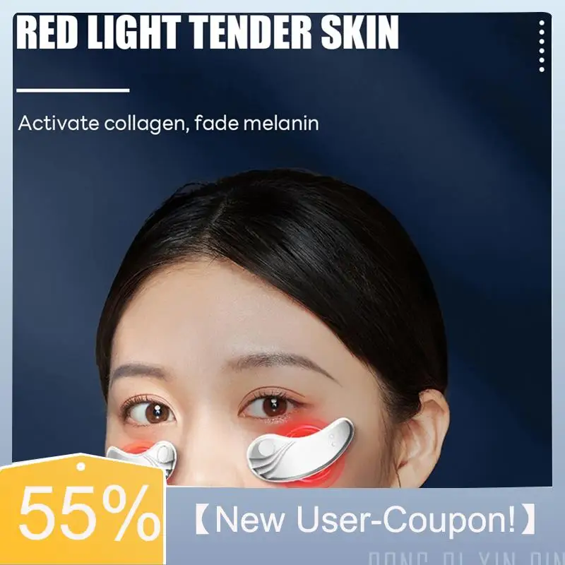 A60T อุปกรณ์นวดตา LED Micro-Current ใหม่เพื่อบรรเทาเส้นรอบดวงตา บวม และความเมื่อยล้า