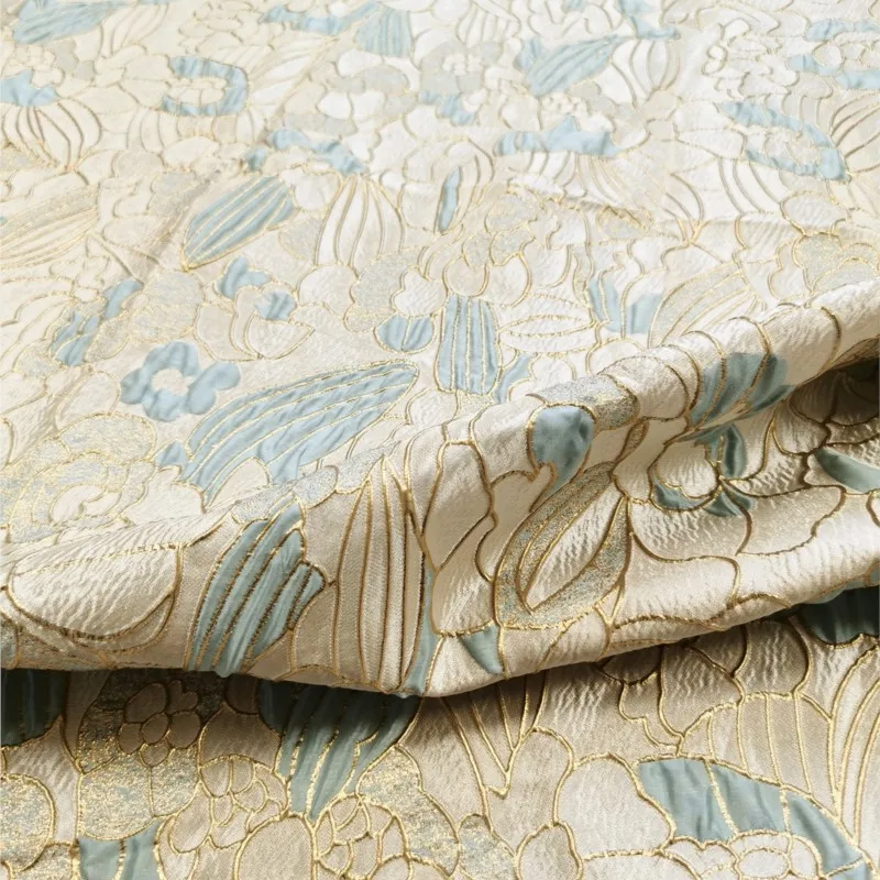 

Embossed three-dimensional jacquard dress fabric trench coat skirt performance costume brocade fashion