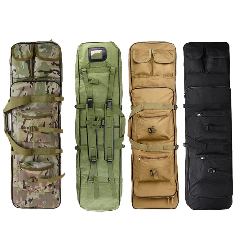 85 100 120cm Heavy Duty Nylon Rifle Gun Case Tactical Gun Bag Sniper Shooting Airsoft Carbine Air Rifle Gun Holster Shoulder Bag