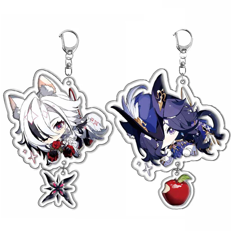 

Genshin Impact Furina Arlecchino Clorinde Lynette II Doctor Косплей Шарлотт Аниме Костюм брелок аксессуары Подвеска