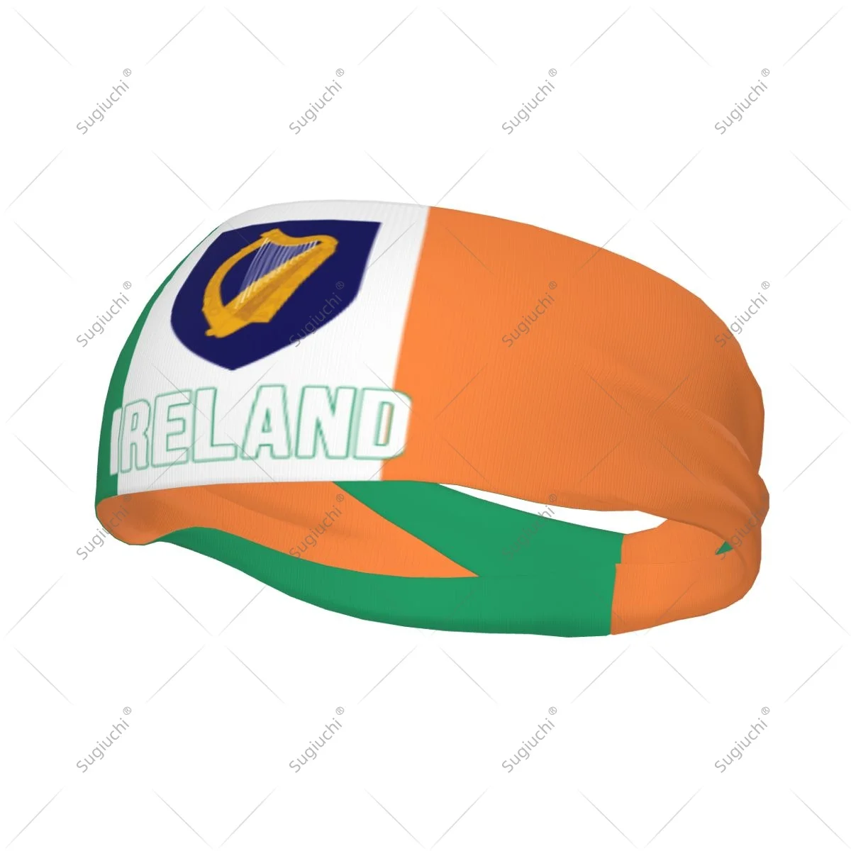 

Men Women Ireland Flag Elastic Wide Headbands For Yoga Fitness Tennis Running Gym Sports
