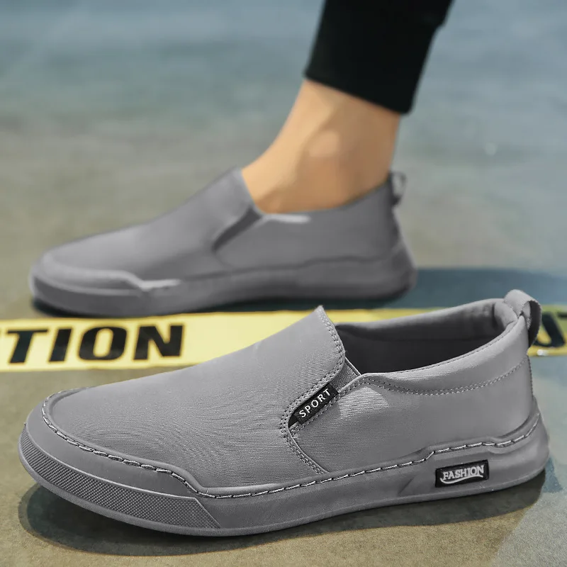 

Summer Men Shoes Breathable Trend Mens Board Shoes Umbrella Canvas Sneakers All-match Sports Casual Shoes Flat Alpargatas Hombre