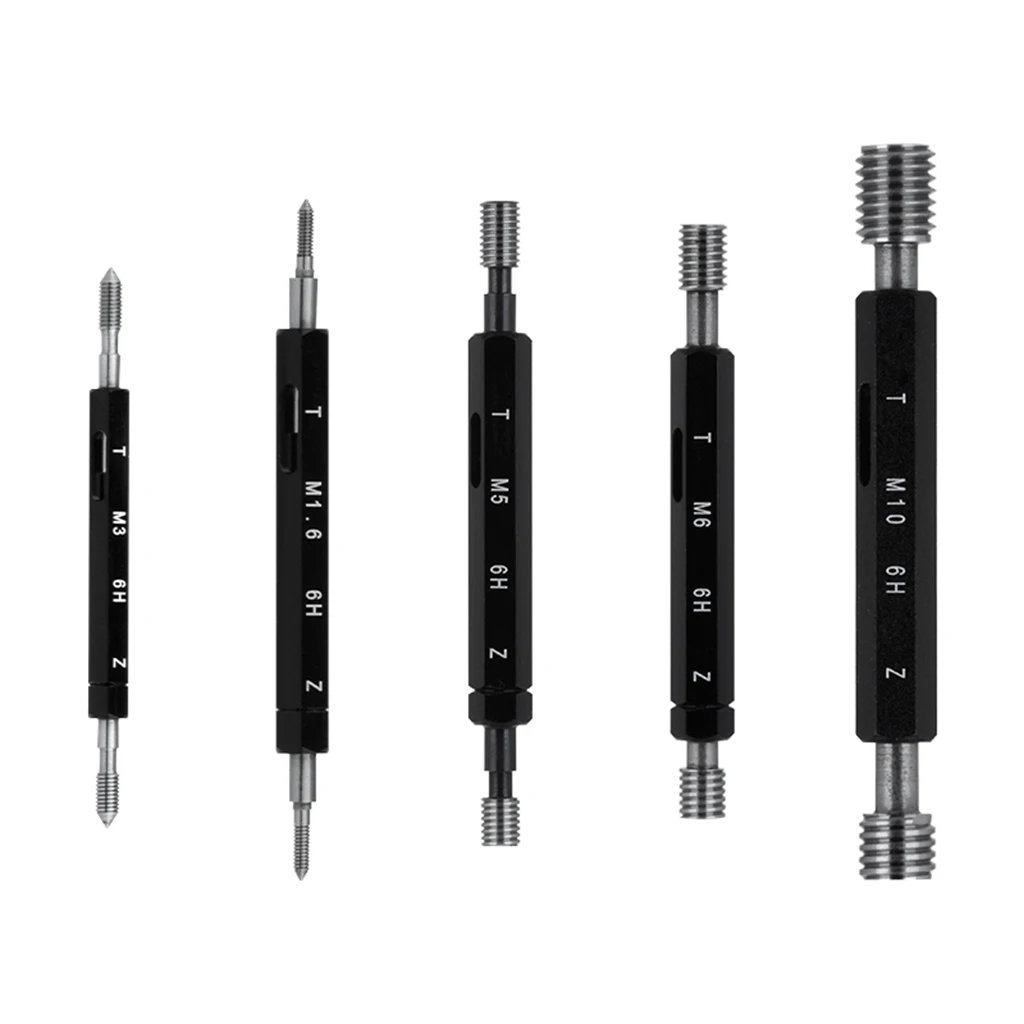 National Standard Metric Thread Plug Gauge Spiral Point Taps Tools Quality Inspection 6H Accuracy Customizable