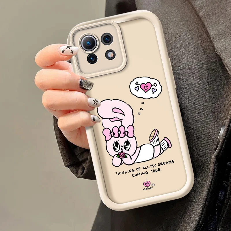 for Xiaomi 11 RedmiNOTE K50 PRO Ultra LITE GT POCO 5G 12T 11T soft Lovely shockproof cute girl phone case Casing