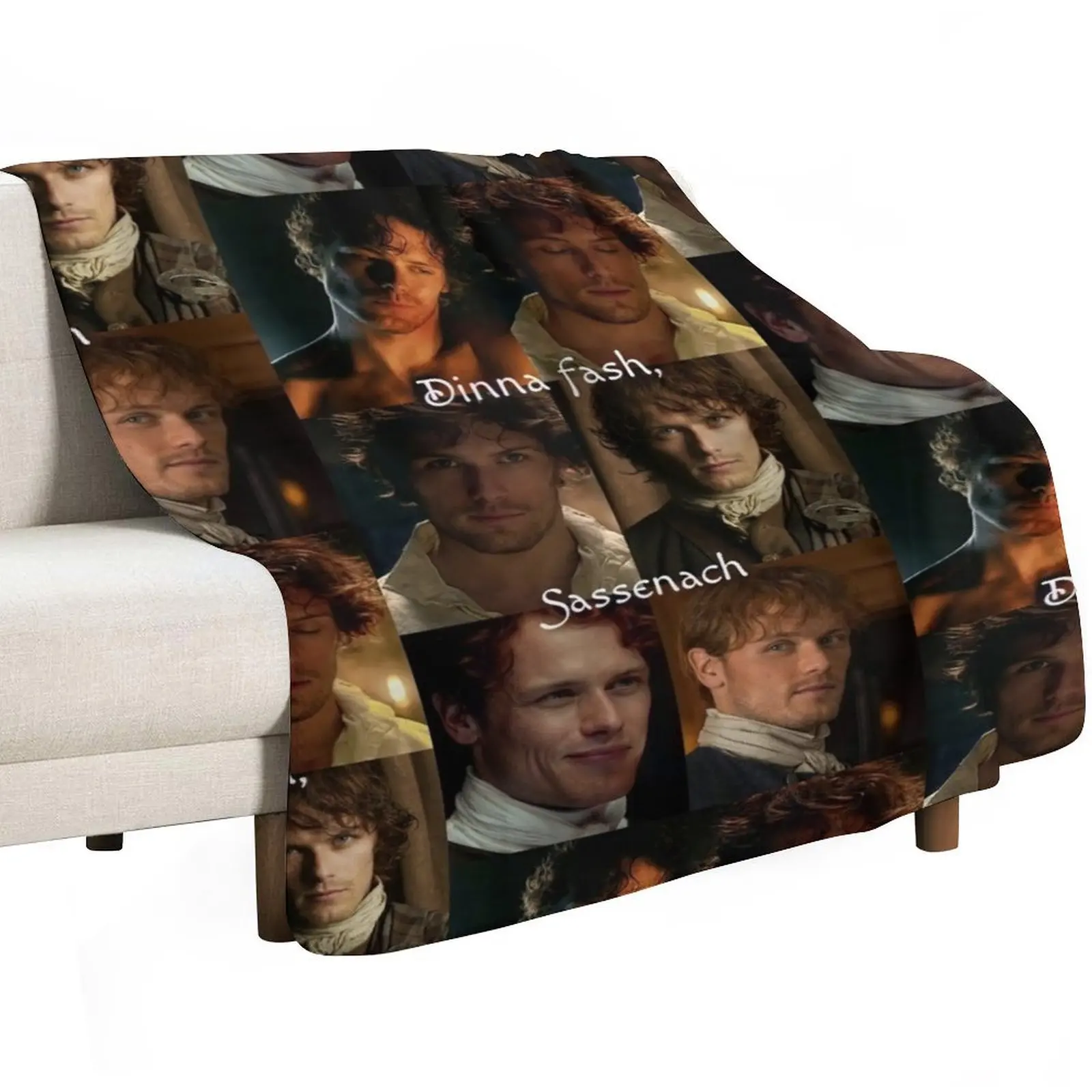 Sam Heughan Throw Blanket halloween Beautifuls Weighted Sleeping Bag Luxury Thicken Luxury St Blankets