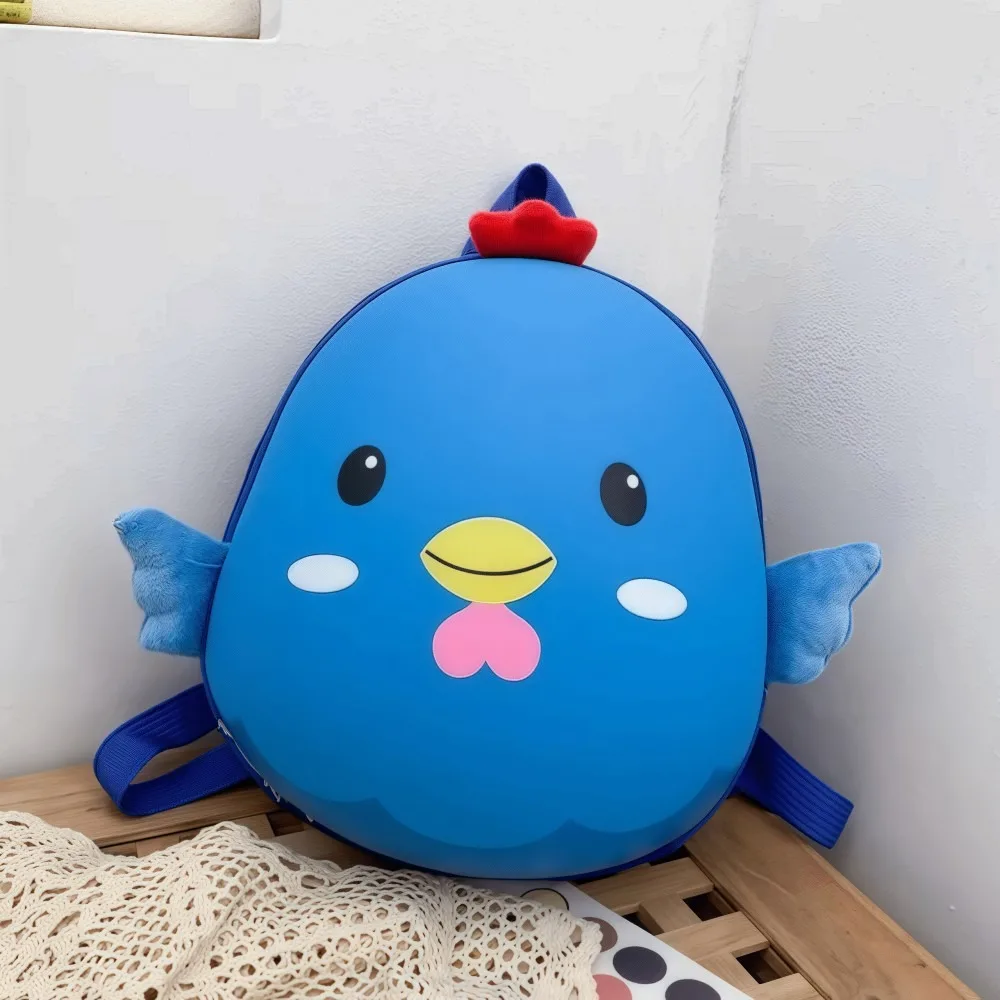 Spaß 3D Ei Shell Rucksack Große Kapazität Simulation Küken Rucksack Wasserdicht Cartoon Kinder Schulranzen Kind Geschenk