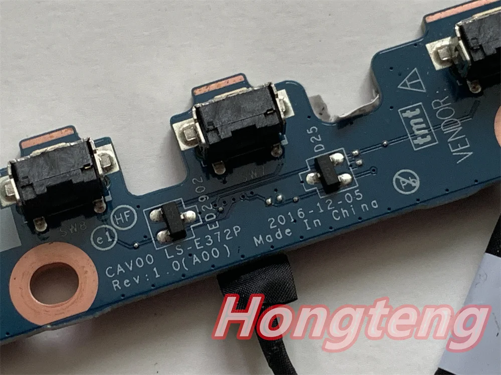 Power Button for Dell Latitude 3189 LS-E372P YMHTX ls-e371p Audio board with cable test ok