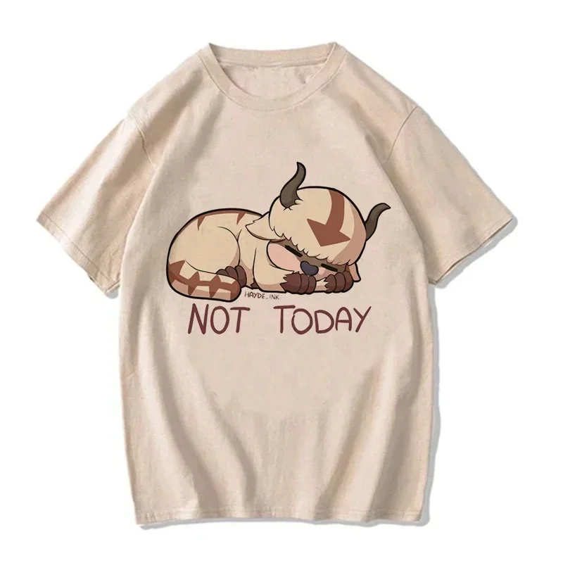 

Avatar The Last Airbender Tee Shirt Appa Yip Harajuku EU Size Tshirt Fashion Mange T-shirt Y2k Streetwear Hip Hop Vintage Tops