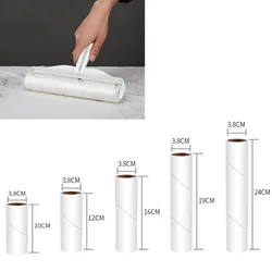 1 Roll Tearable Lint Sticking Roller Paper ,Pet Hair Cleaning Sticky Rollers Replacement Core Sticky Paper