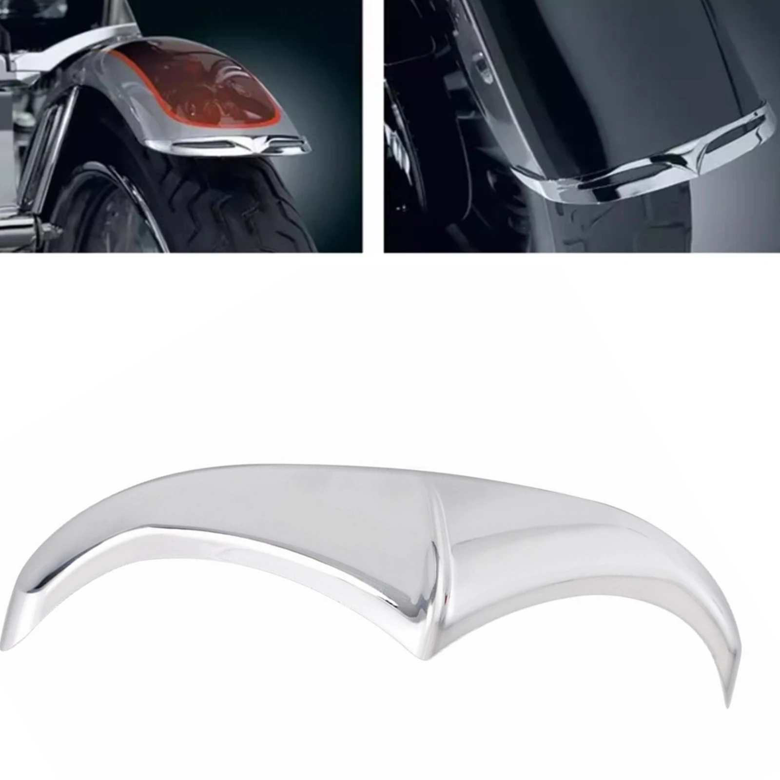 For Harley Electra Glide/Supreme/Street/Double Light Gliding/Road King 2014-20 Motorcycle Front Fender Mudguard Side Cover Trim