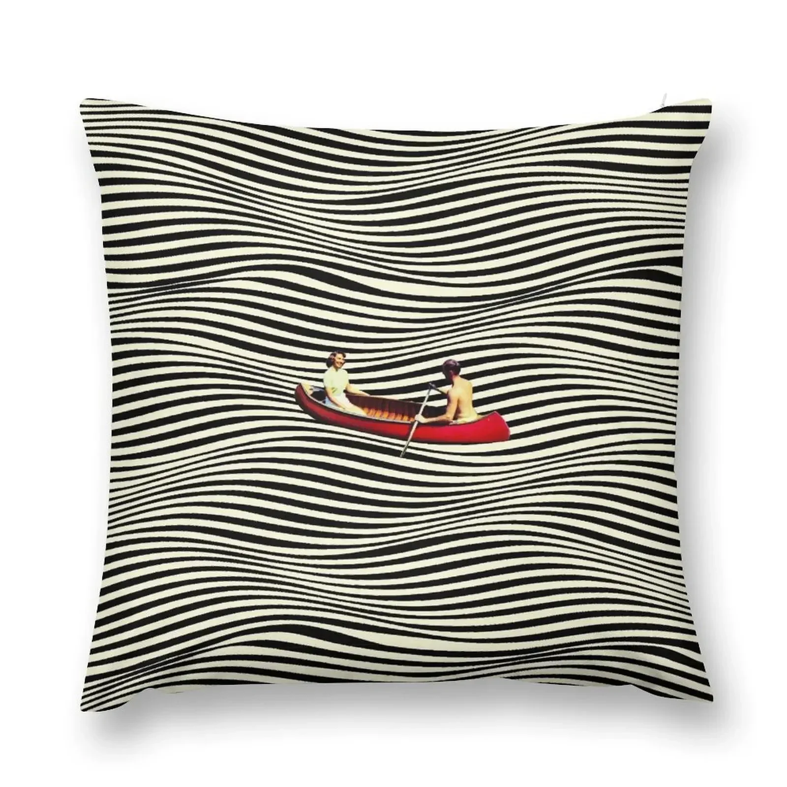 

Illusionary Boat Ride Throw Pillow Luxury Pillow Cover Cushions Cover pillow