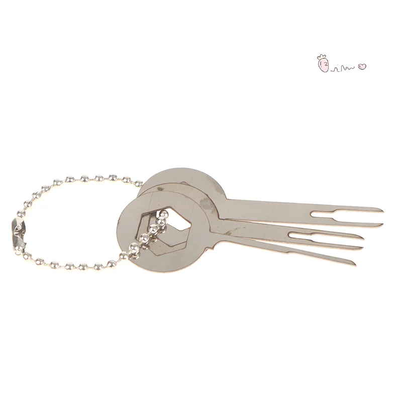 

3 шт./компл., набор инструментов для снятия автомобильных клемм, электрический разъем, набор съемников для автомобиля