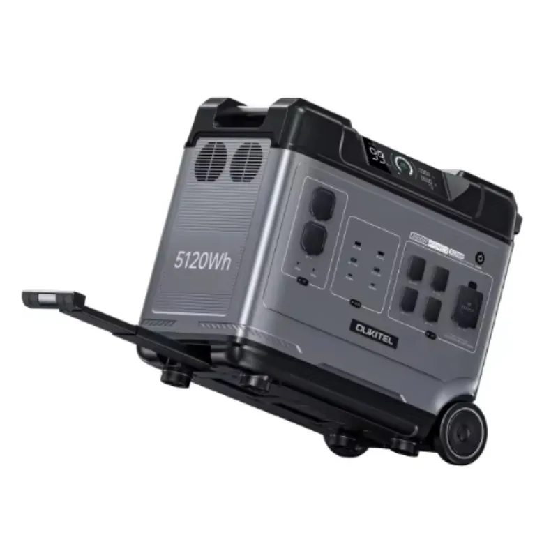 Portable 4000W Station 5120Wh UPS Backup Battery 1000W Car Solar Generator MPPT Controller Pure Sine Wave Wireless Charging