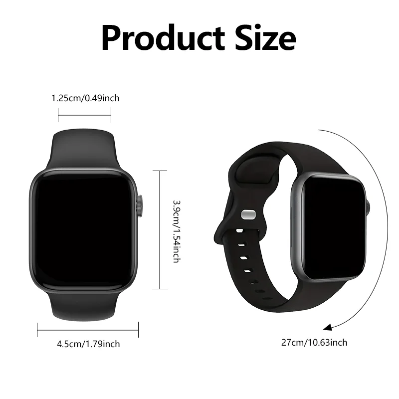 Reloj inteligente con llamadas inalámbricas, Smartwatch con pantalla táctil completa, múltiples modos deportivos, para Android y IPhone