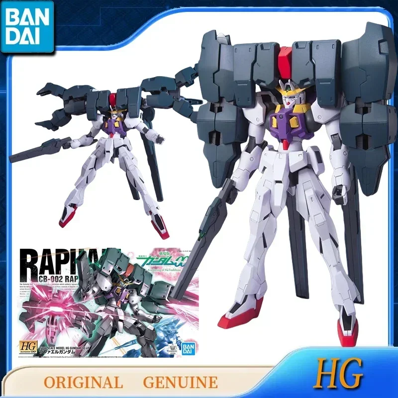 Bandai Original HG GUNDAM 0067 0068 0069 GN-010 ZABANYA GN-011 HARUTE CB-002 RAPHAEL Anime Figures Toys for Kids Gift Assembly