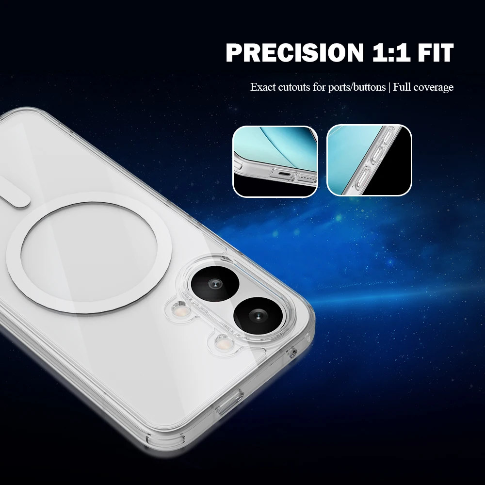 Für Poco X8 Pro Max Hülle Magnetische Hartabdeckung TPU+PC Klare Sturzsichere Handyhülle Für Poco X8 Pro Max – Detail 8