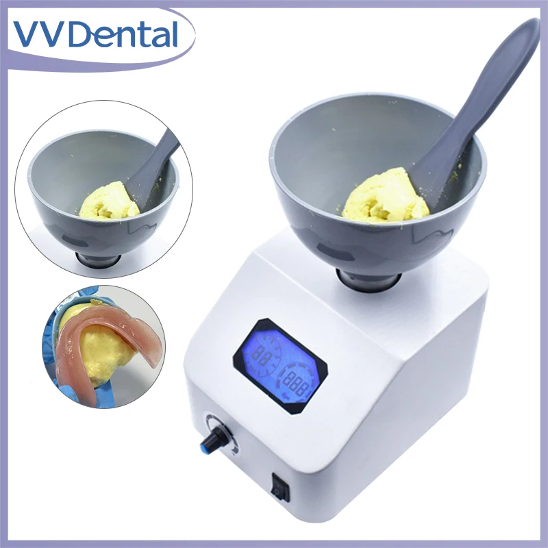 

VVDental Dental Impression Alginate Mixer 100-700ML Dental Printing Material Gypsum Blender 300rpm Mixer Dentistry Lab Euipment