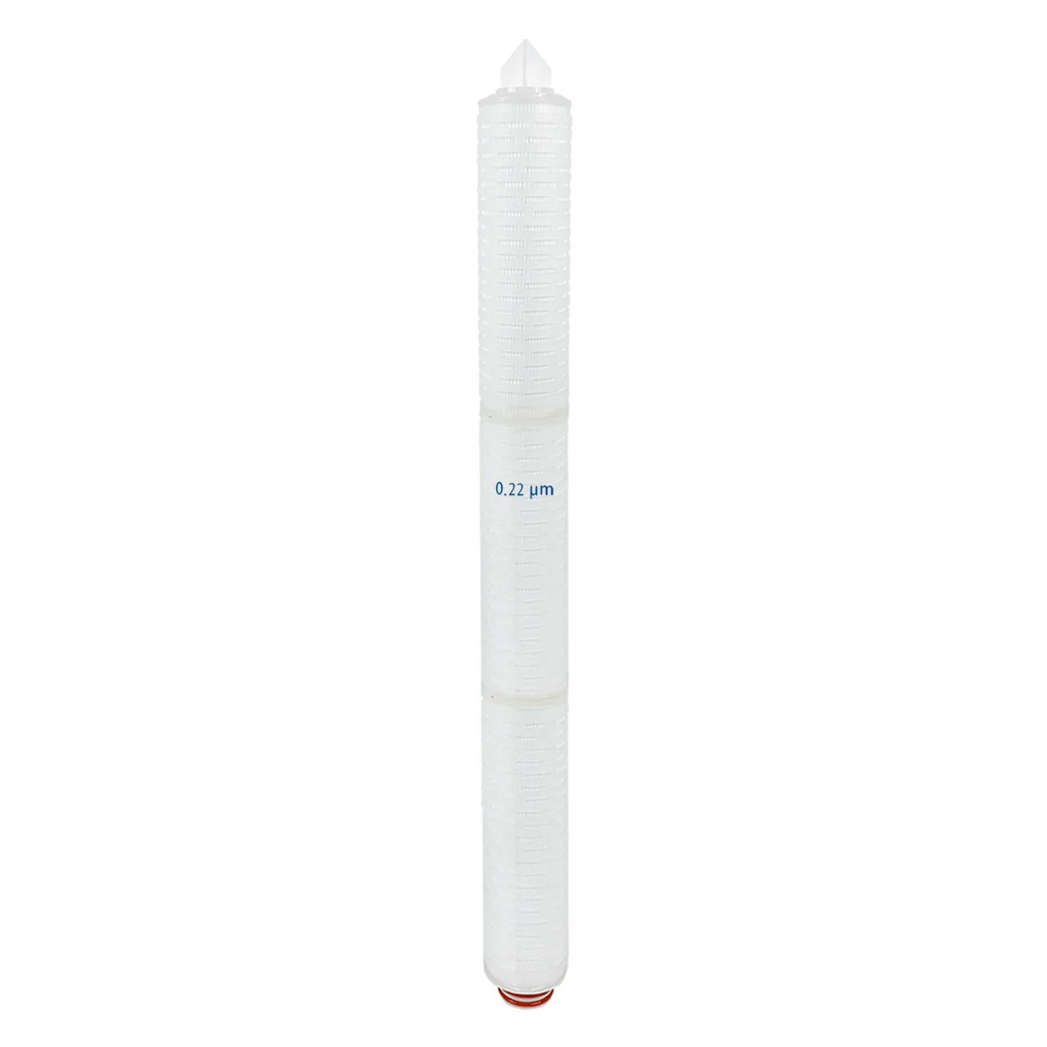 

30" Parker Pleated Filter Cartridge 0.22 Micron, 222 O'Ring Design&Bayonet, Polypropylene Micro Fiber Media