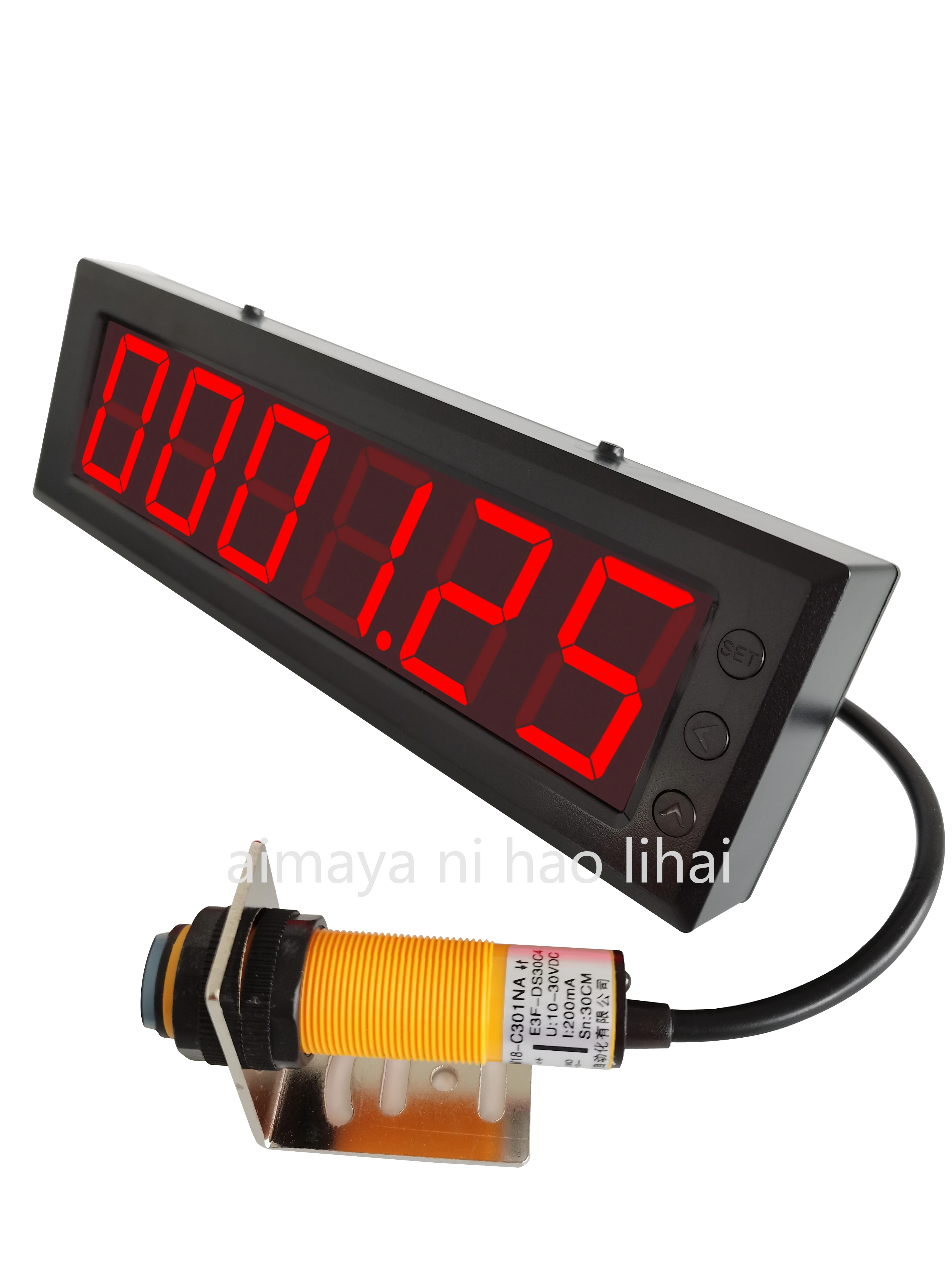 Industrial Electronic Digital Display Counter Infrared Automatic Induction Counter Conveyor Belt Large Screen