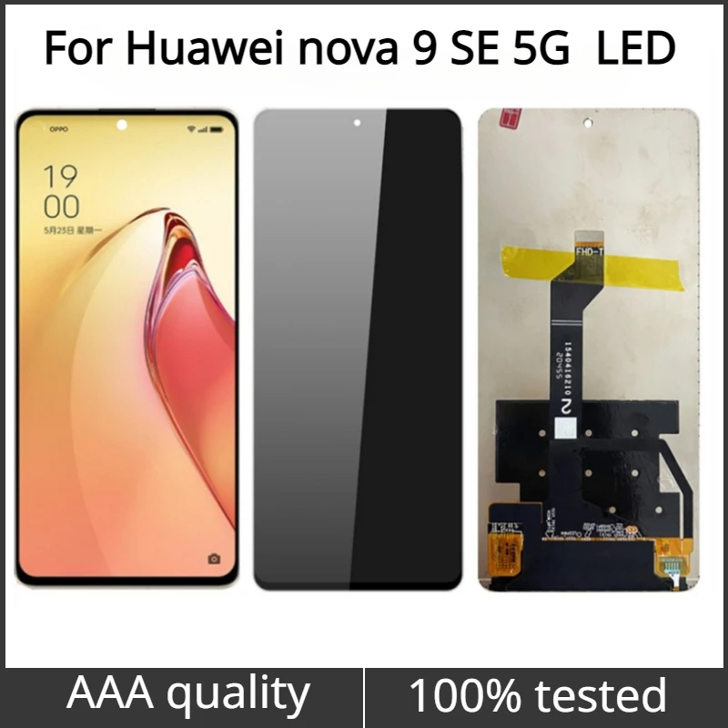 

6.78'' IPS LCD For Huawei Nova 9 SE 9SE 5G LCD Display Screen Touch Panel Digitizer For Honor 50 SE JLH-AN00 LCD Frame Display