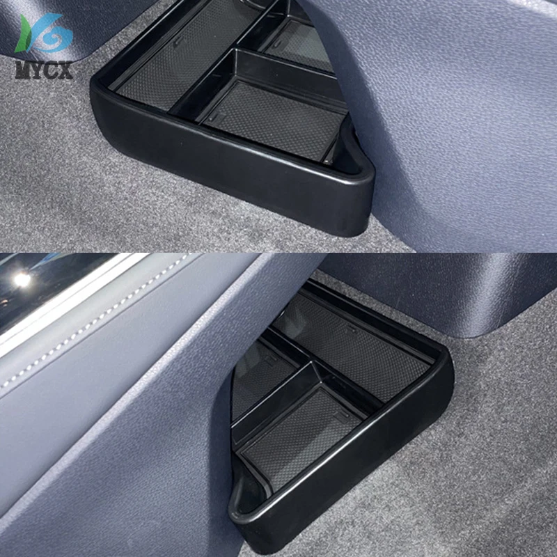 مسند ذراع وحدة التحكم في السيارة صندوق تخزين حاوية سفلي مجدد مناسب لسيارات Volkswagen VW ID.4 ID4 ID 4 CROZZ ملحقات السيارات الداخلية #6