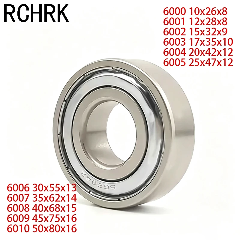 Stainless steel deep groove ball bearing 6000 6001 6002 6003 6004 6005 6006 6007 6008 6009 6010 ZZ Wear resistance