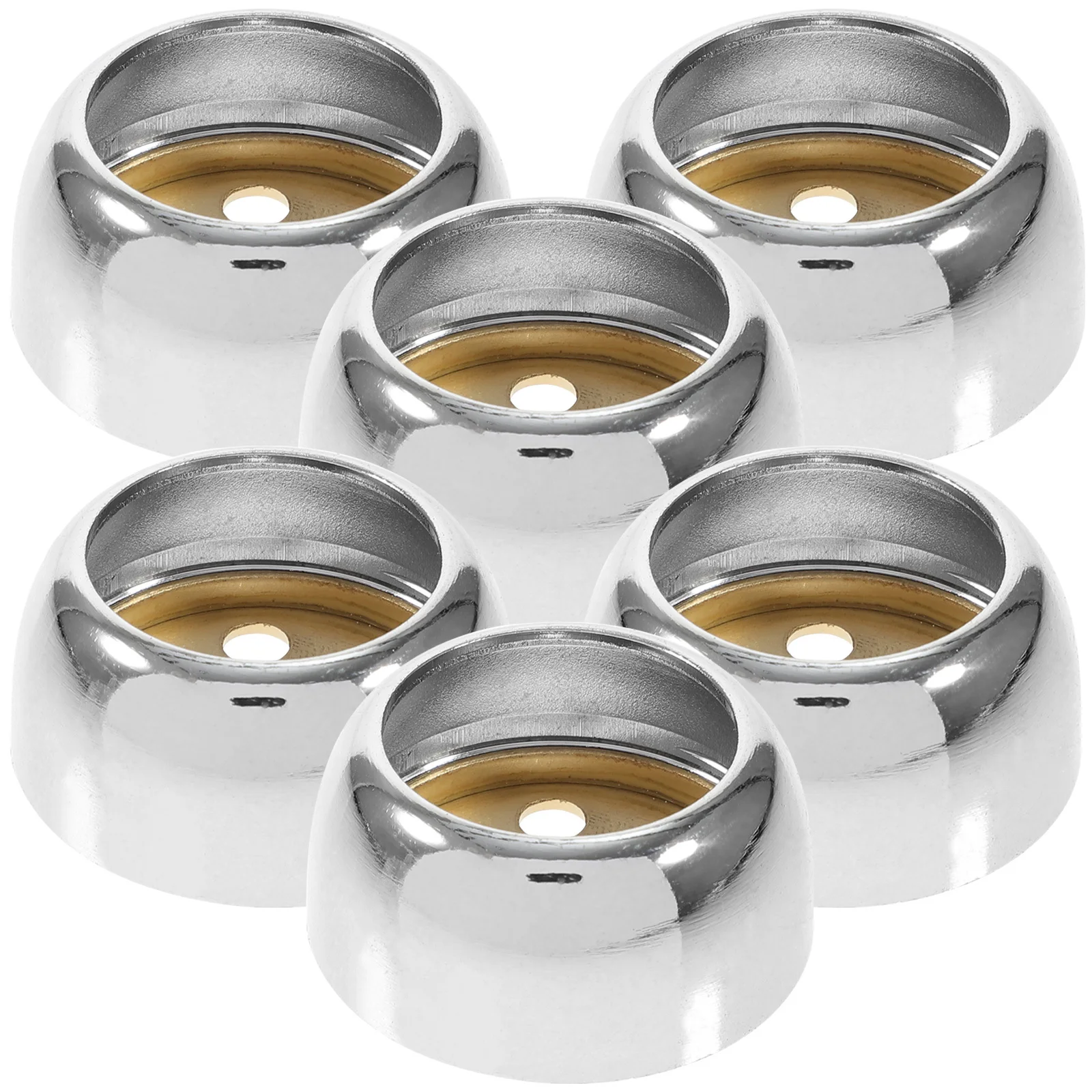 6 قطعة خزانة من الفولاذ المقاوم للصدأ قضيب بين قوسين دعم أصحاب للتركيب على الحائط في غرف النوم والحمامات والشرفات بلمسة نهائية ناعمة #4