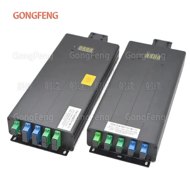 

1550nm Erbium Doped Fiber Amplifier 22 dBm Modular FTTH CATV Mini EDFA WDM Optical Power Amplifier Factory Wholesale