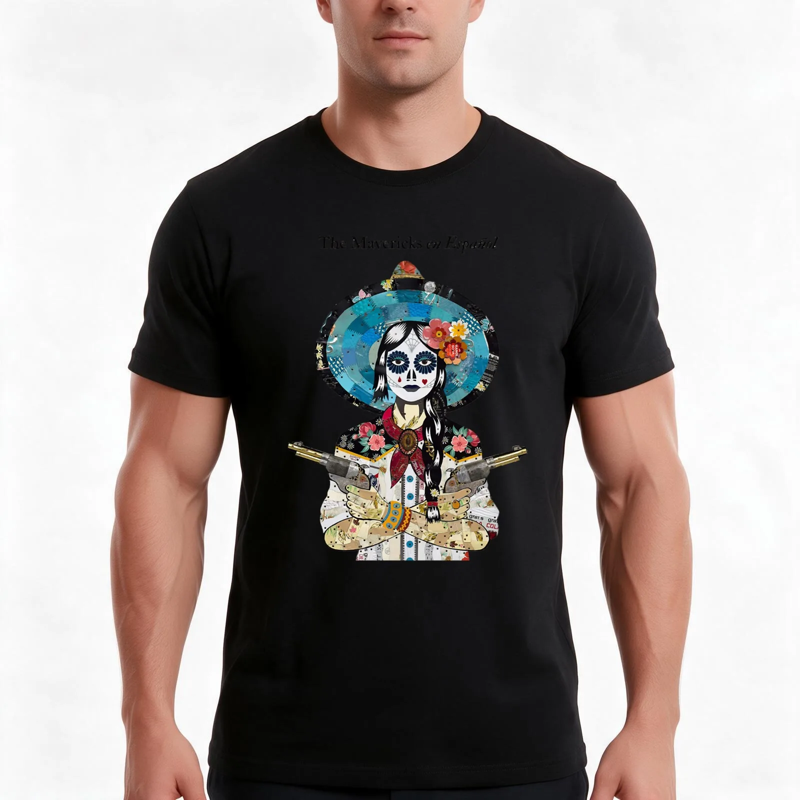 Album Music En Espanol of The Mavericks T-Shirt, Summer Casual Cotton Tee, Oversized Streetwear Tops, Vintage Graphic Print