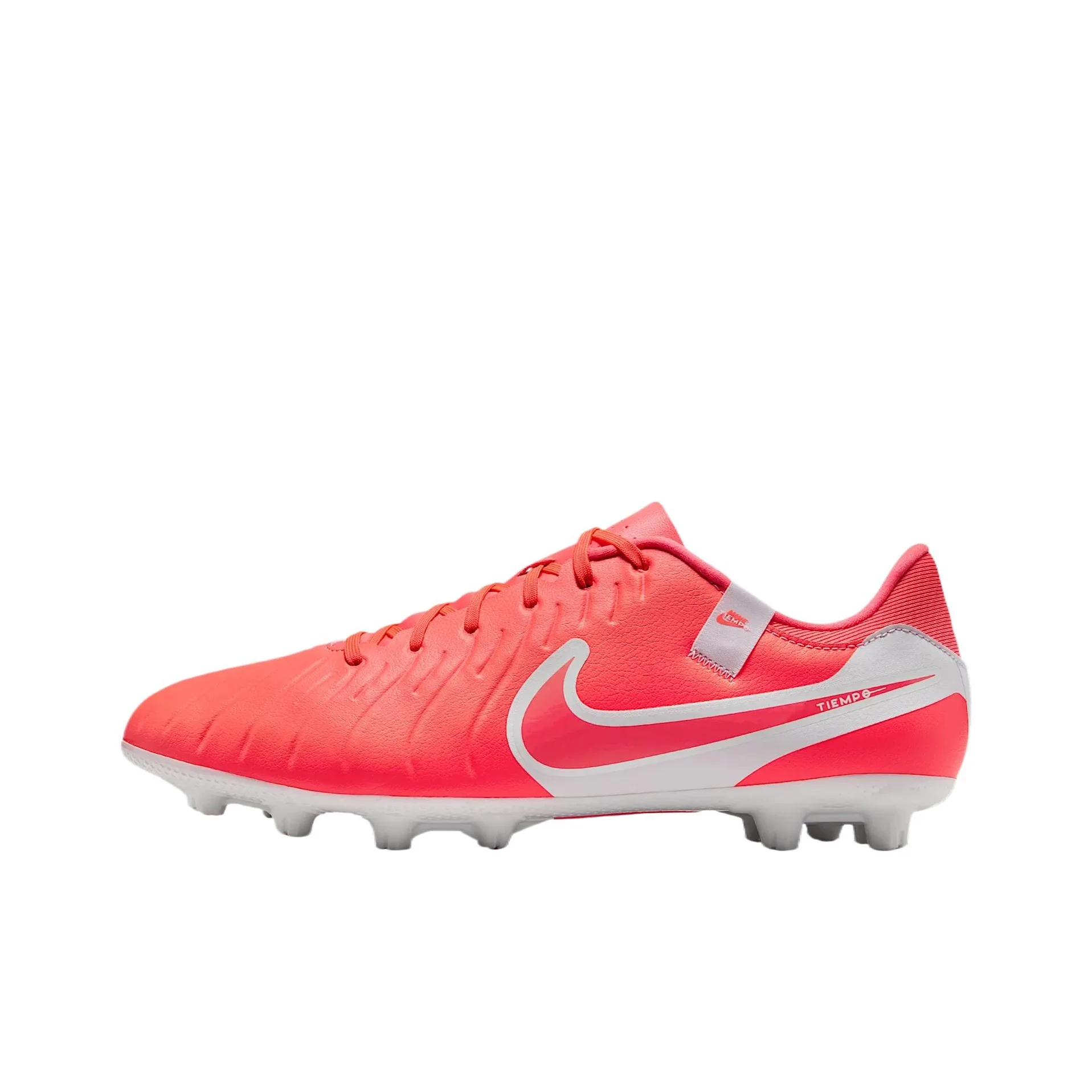 Nike Tiempo Legend 10 Academy HG Hard Ground Slip Resistant Abrasion Resistant Soccer Shoes Unisex Red DV4339-800