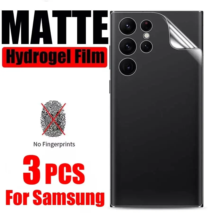 3PCS Back Matte Hydrogel Film for Samsung S24 S23 S22 S21 S20 Ultra FE S10 S9 Plus Screen Protector for Note 8 9 10 20 TPU Film image 5