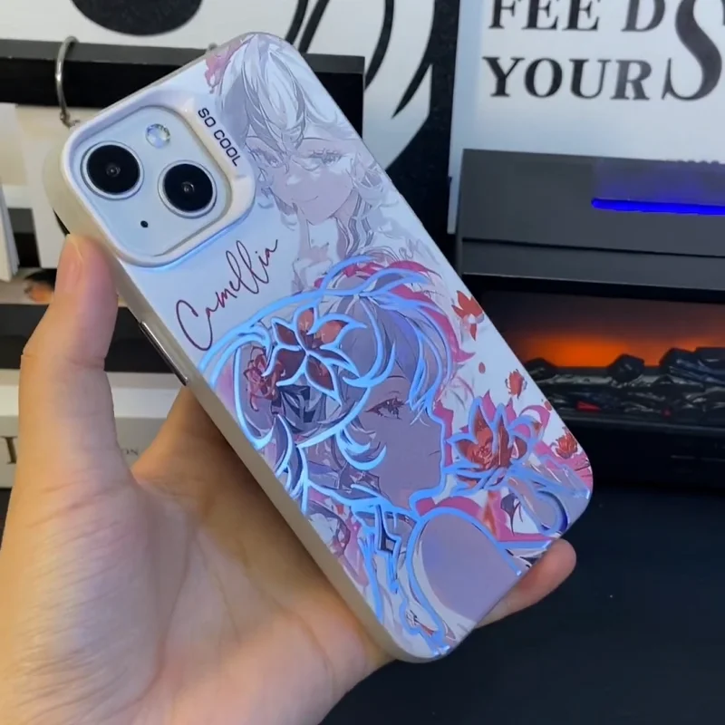 Anime Arknightss Wiš'adel Phone Case for iPhone 16 15 14 13 12 11 17 18 Pro Max Plus 18Pro mini sniper Girls shockproof Cover