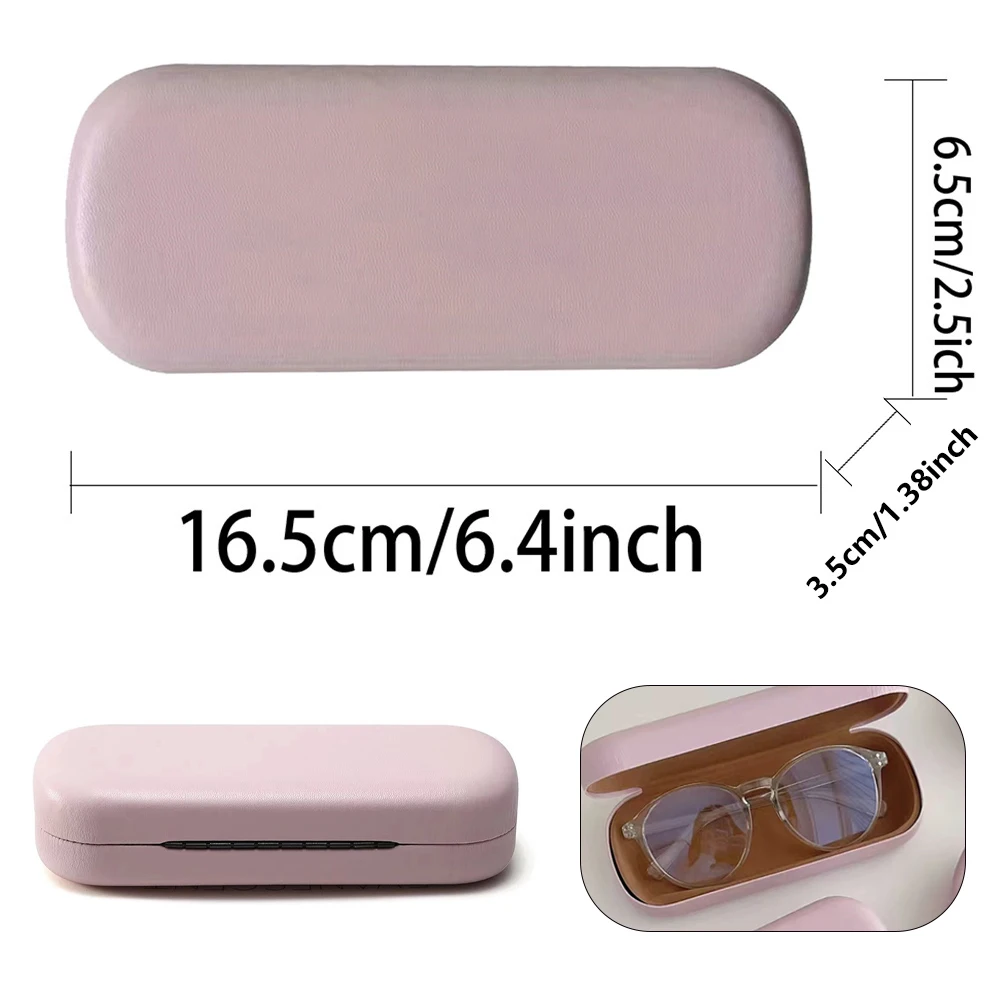 Customized Name Sunglass Storage Case PU Glasses Organizer Box Hard Shell Portable Personalized Eyewear Holder For Pocket Purse