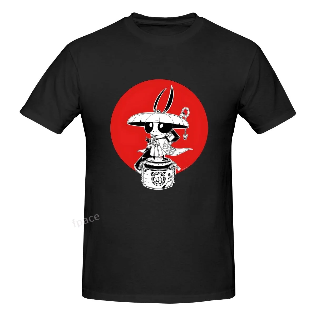 

JAPANESE Samurai ANIME Hollow Knights Men Clothing Tops Fun T Shirt Casual Cotton Summer Men's Basic Short Sleeve T-Shirt