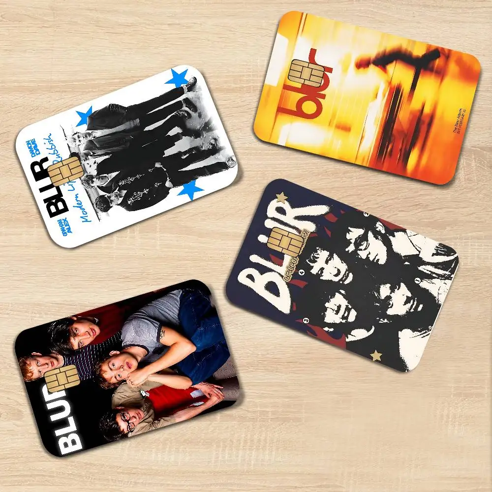 Rock Band B-Blur Game Film Cover Sticker Case for Small Chip Credit Debit Card Front Side