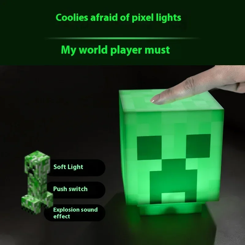 子供のためのCoolie Fearナイトテーブルランプ,マイナーランプ,ギフト用のユニバーサルおもちゃ,サウンドライト,装飾金型